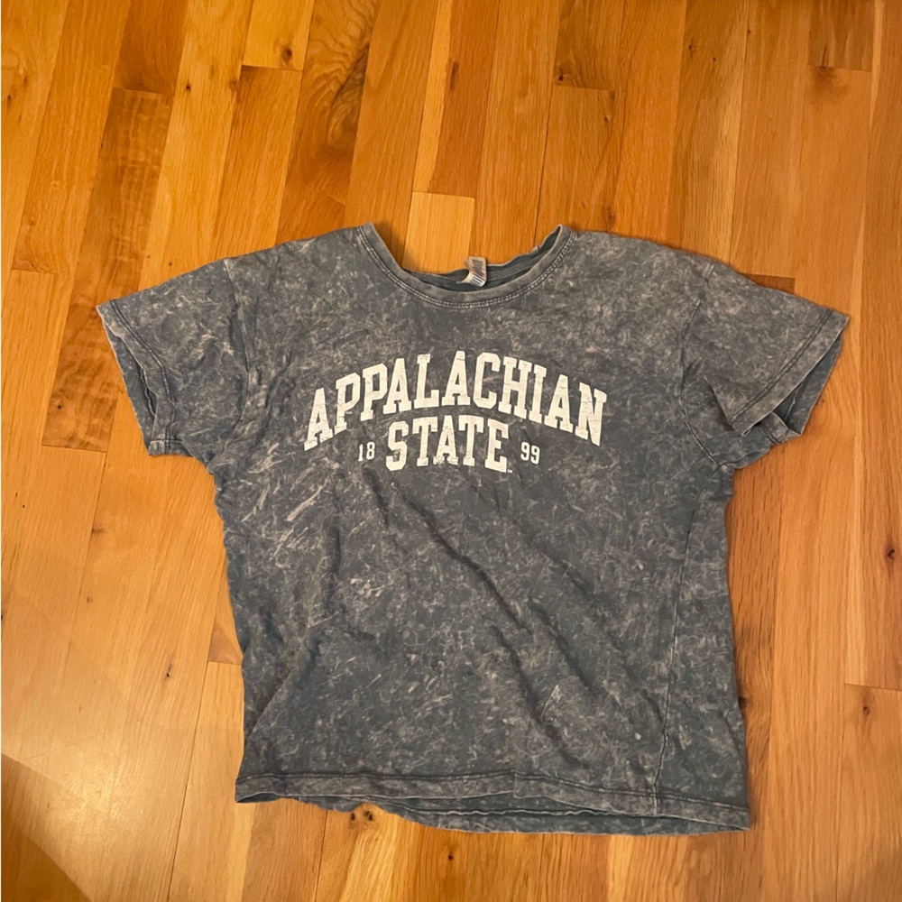Blue Acid Wash T-Shirt